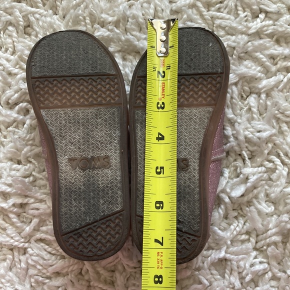 TOMS Sparkle Glitter Shoe Purple Pink Size 11 - Picture 11 of 12
